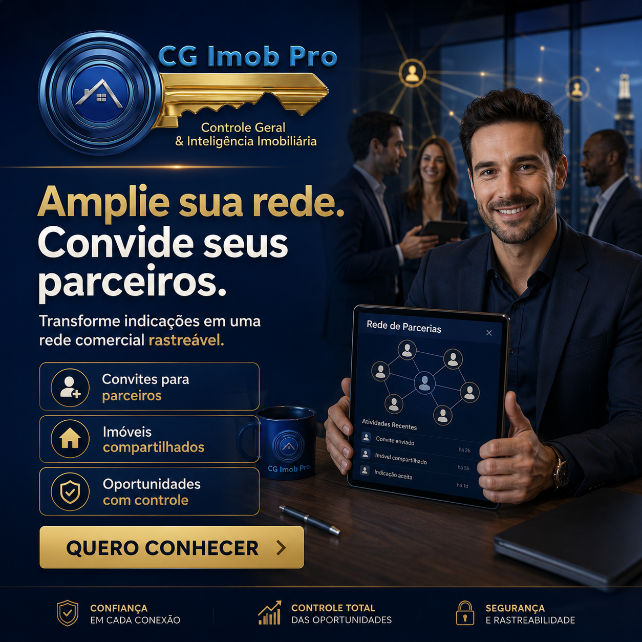 Amplie sua rede