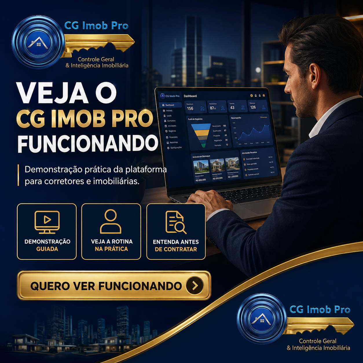 Transforme interesse em oportunidade acompanhável
